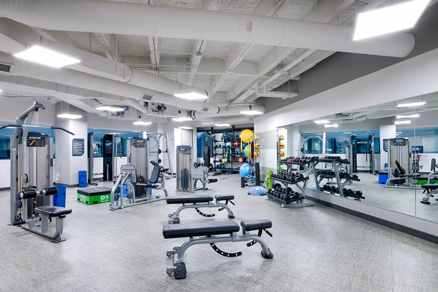 Andrew Hillman. 5710 and 5728 LBJ Freeway, Dallas. Fitness center.