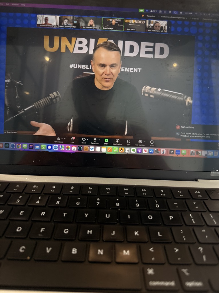 Andrew Hillman on a podcast