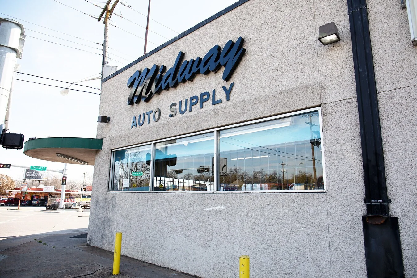 Andrew J. Hillman family business: Midway Auto Supply, 1101 S. Hampton Road, Dallas