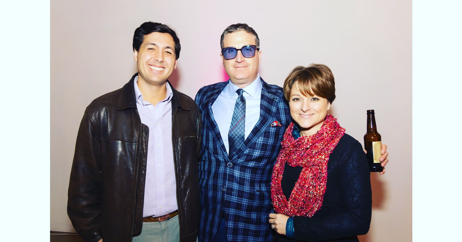 Andrew Hillman with others.