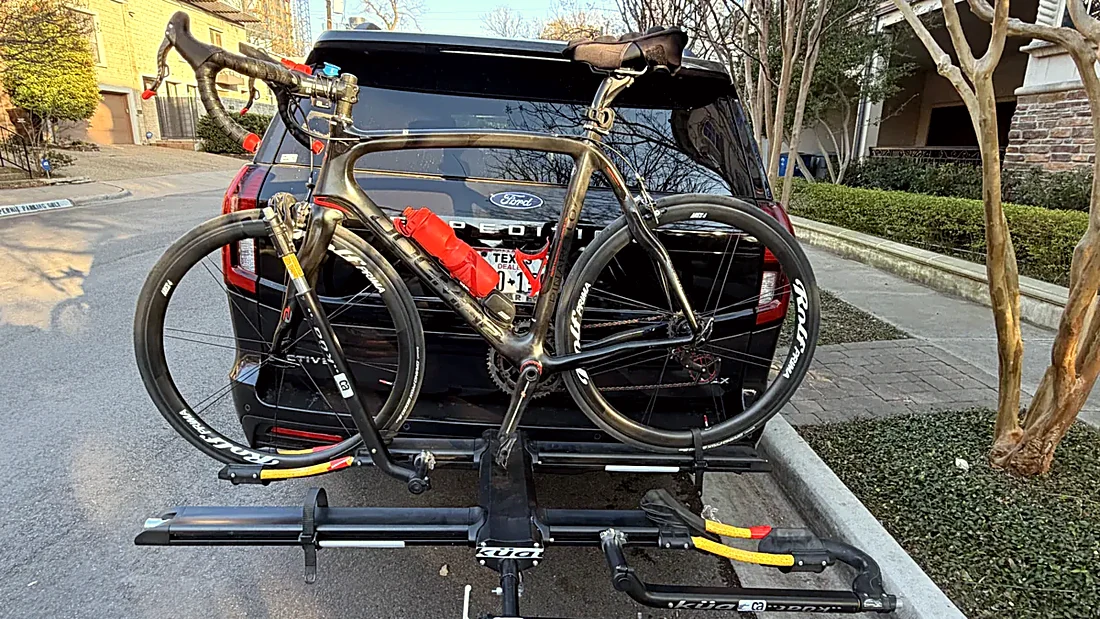 Andrew Hillman road cycling in Dallas, Texas