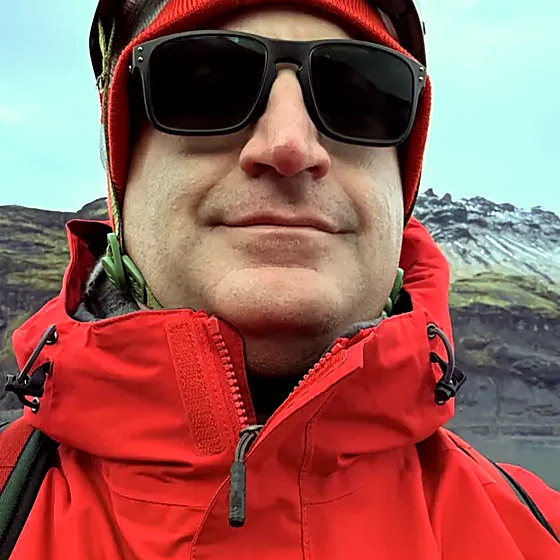 Andrew Hillman enjoying the outdoors