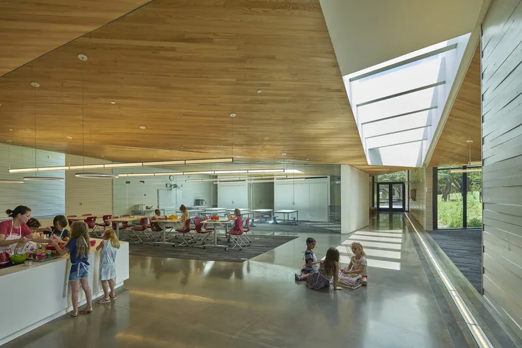 Andrew Jonathan Hillman. Lamplighter School Hillman Innovation Lab interior, Lamplighter School support · Dallas