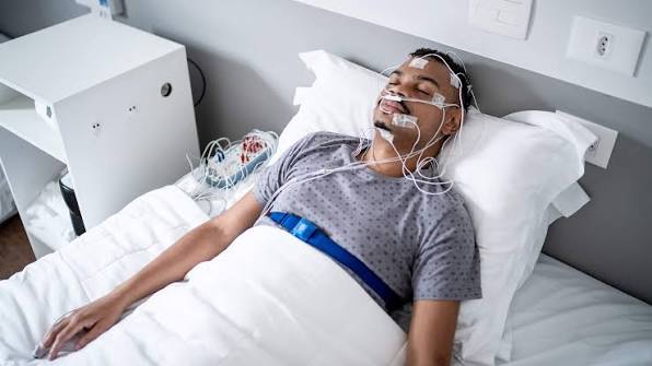 Sleep diagnostic study, polysomnography