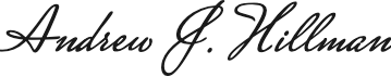 Signature of Andrew J. Hillman